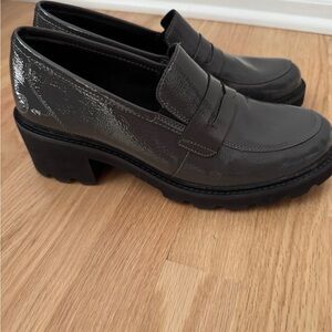 Remonte Patent Gray Women's Loafers